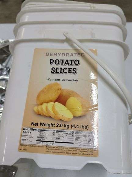 DEHYDRATED POTATO SLICES VACUUM SEALED 20 YEAR SURVIVAL FOOD image