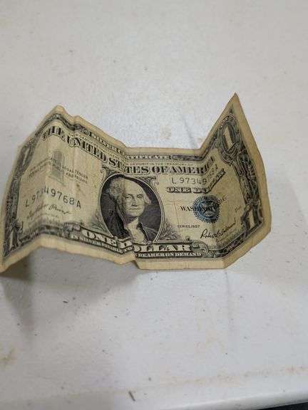 1957 ONE DOLLAR SILVER CERTIFICATE image