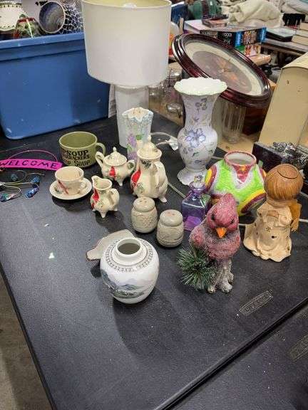 HOME DECOR.- VASES- LAMP- TEA SET- ECT.- image