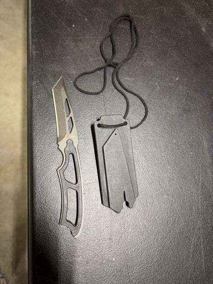 TANTO- NECK KNIFE W/ SHEATH image