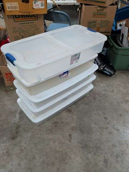 5 UNDER BED STORAGE TOTES image