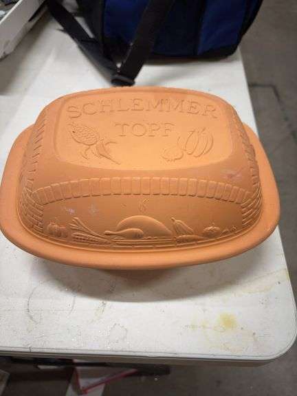 SCHEURICH- 4 QUART- CLAY ROASTER- image