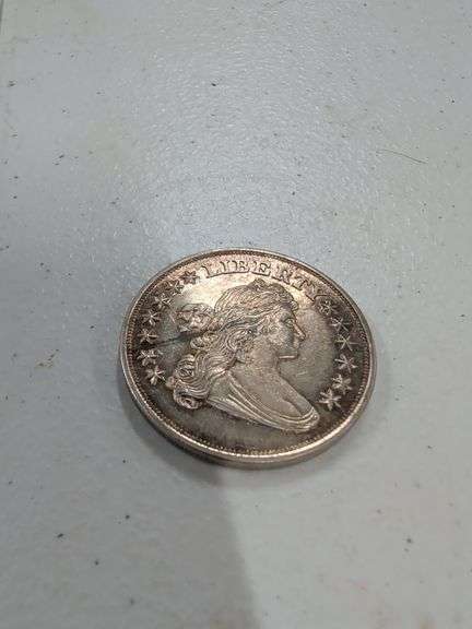 LIBERTY SILVER TRADE UNIT 1 TROY OUNCE COIN image