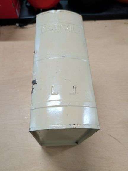 VINTAGE METAL CAPITOL FILE BOX image