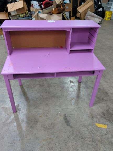 PINK KIDS DESK 44X24X40 image