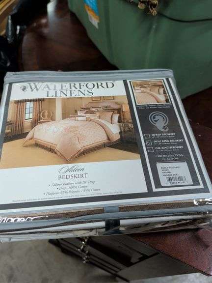 WATERFORD LINEN DUAL KING SIZE BEDSKIRT image