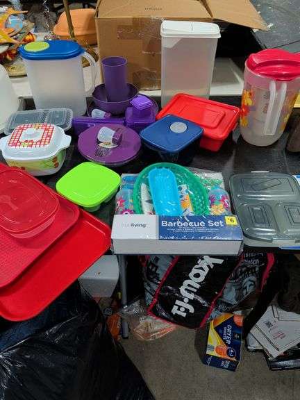 FOOD STORAGE - BBQ SET - DRINK PITCHERS - TRAYS - AND ETC image