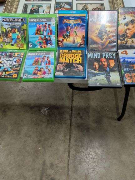 XBOX GAMES AND DVD MOVIES image