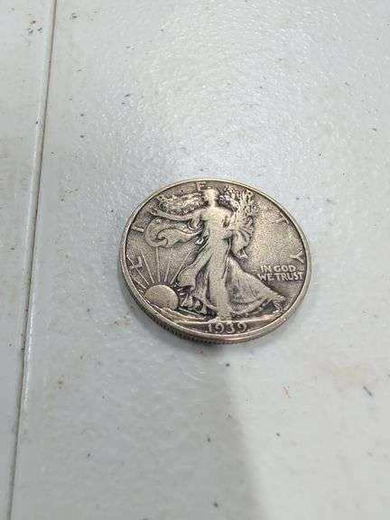 1939 WALKING LIBERTY SILVER HALF DOLLAR image