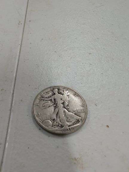 1936 WALKING LIBERTY SILVER HALF DOLLAR image
