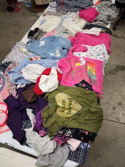 GIRL CLOTHES- SIZES RANGE FROM NEWBORN TO 2T image