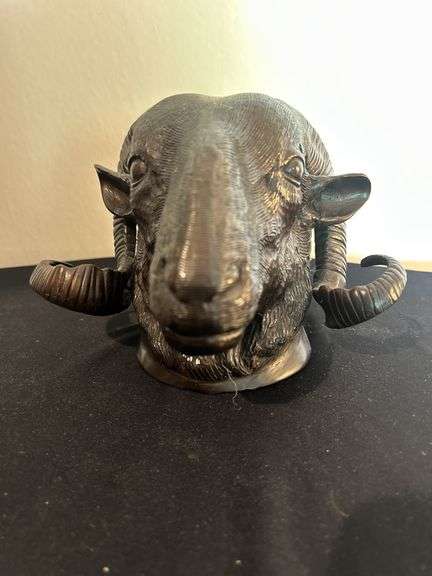 Decorative Ram Head Sculpture image