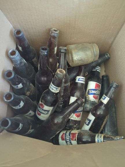 Lot of Sterling Beer Bottles image