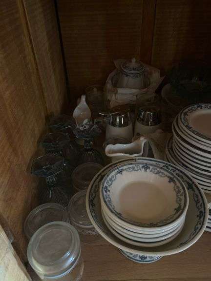 Scammell's Trenton China Set with Albert Pick Co. Chicago