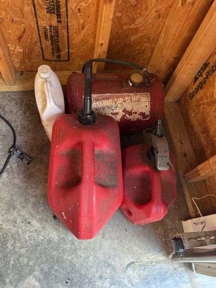 Gas Can and Air Tank Lot image
