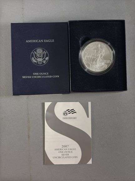 2007 American Eagle One Ounce Silver Uncirculated Coin image