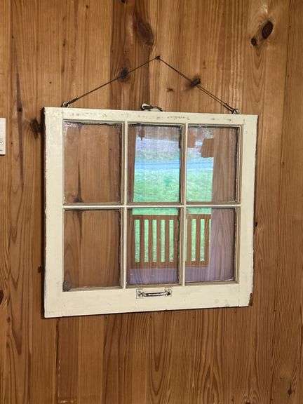 Decorative Window Frames with Cotton and Bow