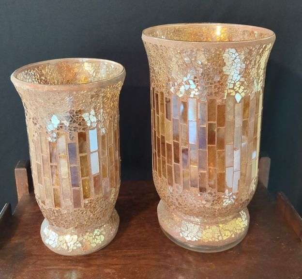 Set of 2 Mosaic Vases image