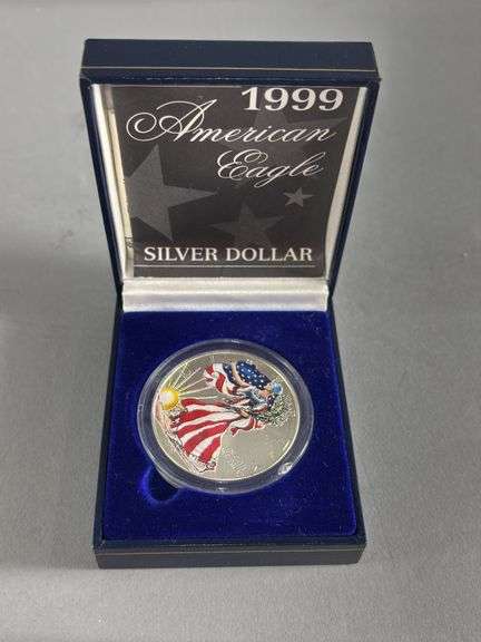 1999 American Eagle Silver Dollar in Presentation Box image