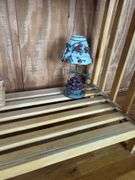 Light Wood Entryway Table with Shelf