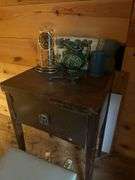 Estate Collection: Table, Chair, Clock, and Decorative Pitcher