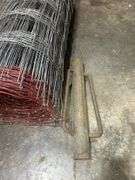 Roll of Fencing Wire with Post Driver