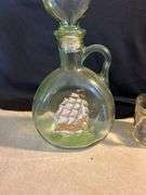 Fitzgerald DeCanter with Sailing Ship and Shaving Set