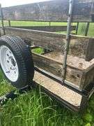 Utility Trailer with Wood and Metal Frame