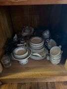 Scammell's Trenton China Set with Albert Pick Co. Chicago