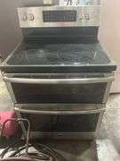 Stainless Steel Electric Range with Double Oven