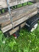 Utility Trailer with Wood and Metal Frame