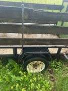 Utility Trailer with Wood and Metal Frame