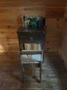 Estate Collection: Table, Chair, Clock, and Decorative Pitcher