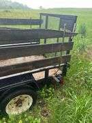 Utility Trailer with Wood and Metal Frame