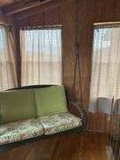 Wicker Hanging Loveseat Swing
