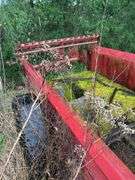Red Farm Manure Spreader