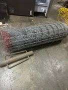 Roll of Fencing Wire with Post Driver