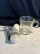 Fitzgerald DeCanter with Sailing Ship and Shaving Set