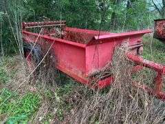 Red Farm Manure Spreader