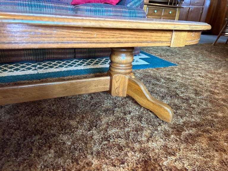 Oval Oak Coffee Table