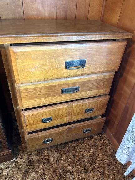 Wood Chest of Drawers