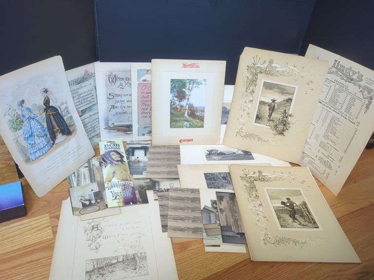 Collection of Various Prints and Paper Ephemera image