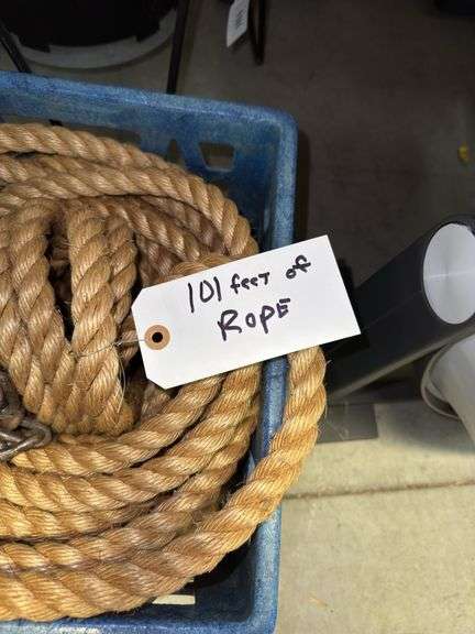 101 Ft Rope and 12 Ft Chain with Hooks - Ford Brothers, Inc.