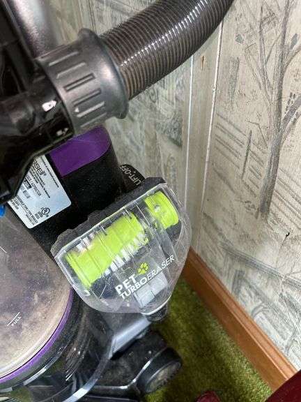 Bissell Powerlifter Swivel Lift-Off Pet Vacuum, Eureka Superbroom Brush Up, and Bissell 2400 Carpet Sweeper