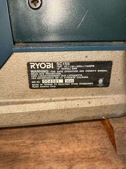 Ryobi SC155 16" Scroll Saw