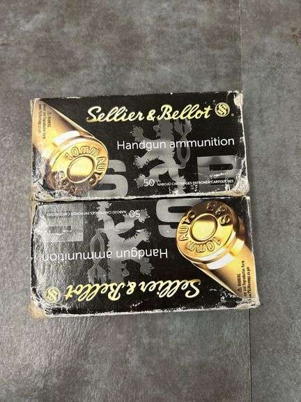 Two Boxes of Sellier & Bellot 10mm Auto Handgun Ammunition image