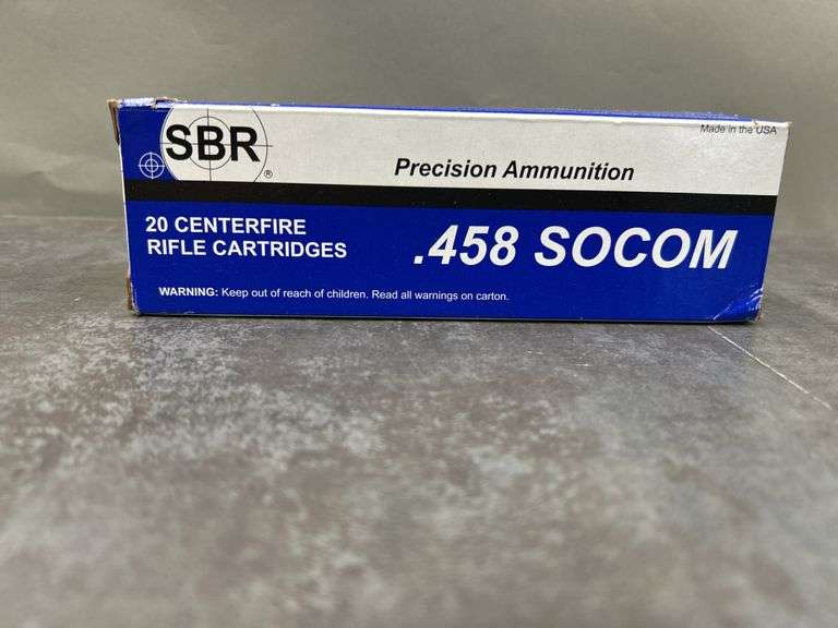 SBR .458 SOCOM 20 Centerfire Rifle Cartridges image