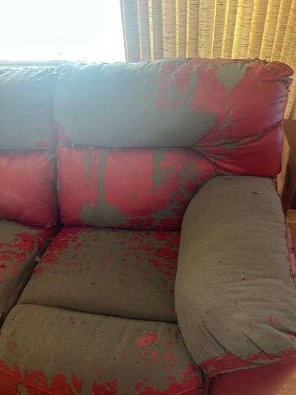 Red Power Reclining Sectional Sofa