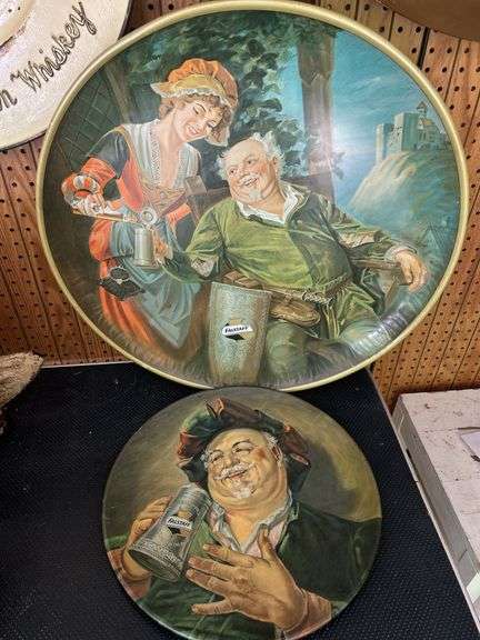 Pair of Falstaff Beer Serving Trays image