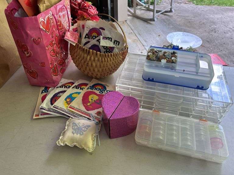 Balloon Packaging, Crafting Supplies and Heart Themed Decorations image
